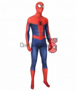 OneHeroSuits Peter Parker Suit Into The Spider-Verse Spiderman Bodysuit Zentai/Jumpsuit