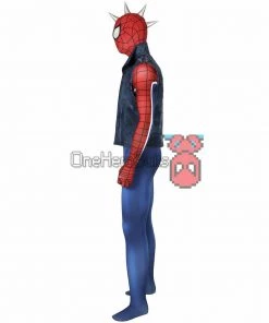 OneHeroSuits Punk-Rock Spidey Suit Hobart Brown Bodysuit With Vest 15 OneHeroSuits Punk-Rock Spidey Suit Hobart Brown Bodysuit With Vest