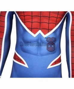 OneHeroSuits Punk-Rock Spidey Suit Hobart Brown Bodysuit With Vest 19 OneHeroSuits Punk-Rock Spidey Suit Hobart Brown Bodysuit With Vest