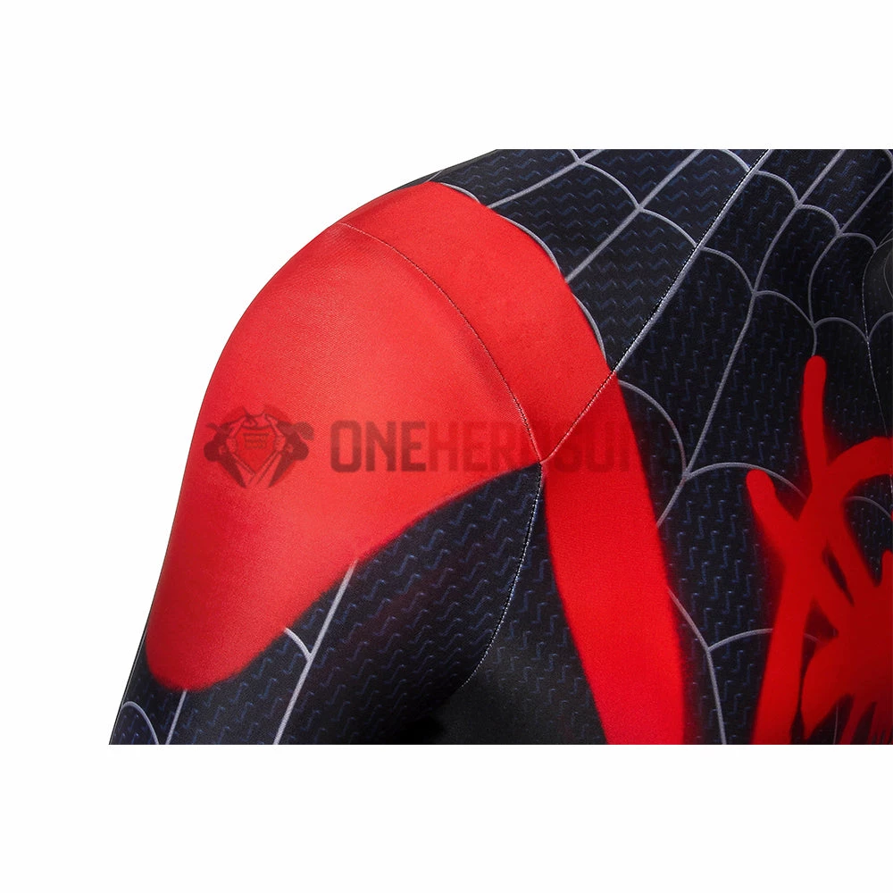 OneHeroSuits Zentai/Jumpsuit Miles Morales Suit Into The Spider Verse Black Bodysuit 8 OneHeroSuits Zentai/Jumpsuit Miles Morales Suit Into The Spider Verse Black Bodysuit