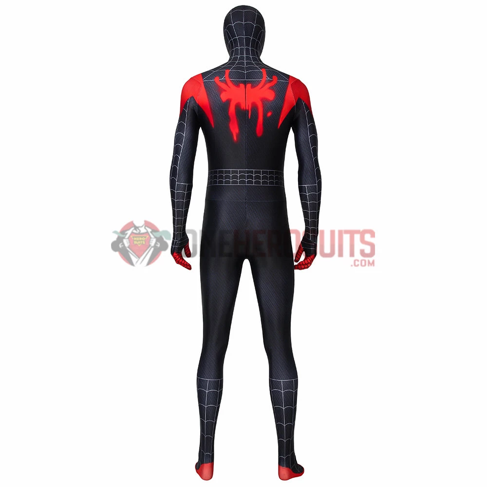 OneHeroSuits Zentai/Jumpsuit Miles Morales Suit Into The Spider Verse Black Bodysuit 5 OneHeroSuits Zentai/Jumpsuit Miles Morales Suit Into The Spider Verse Black Bodysuit