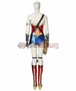 OneHeroSuits Diana Prince Cosplay Costumes Wonder Woman 1984 Red Cosplay Suit