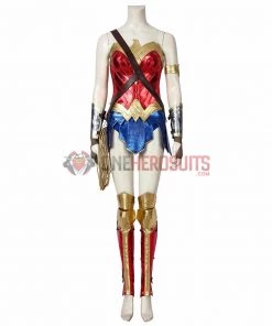 OneHeroSuits Diana Prince Cosplay Costumes Wonder Woman 1984 Red Cosplay Suit