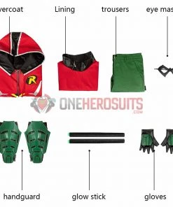 Batman Cosplay Costumes Gotham Knights Robin OneHeroSuits