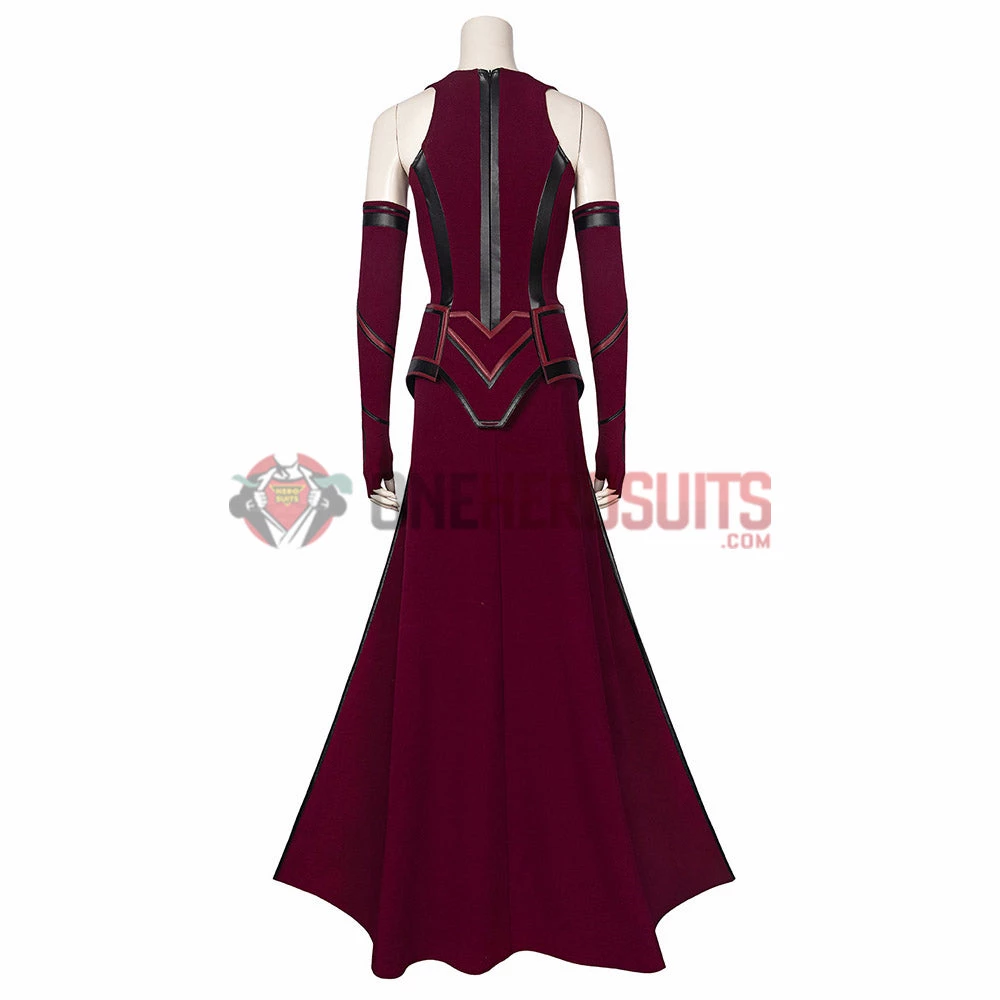 OneHeroSuits Wandavision Scarlet Witch Cosplay Costumes Halloween Carnival Set 11 OneHeroSuits Wandavision Scarlet Witch Cosplay Costumes Halloween Carnival Set