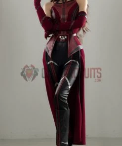 OneHeroSuits Wandavision Scarlet Witch Cosplay Costumes Halloween Carnival Set 30 OneHeroSuits Wandavision Scarlet Witch Cosplay Costumes Halloween Carnival Set