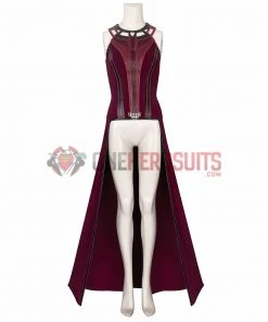OneHeroSuits Wandavision Scarlet Witch Cosplay Costumes Halloween Carnival Set 43 OneHeroSuits Wandavision Scarlet Witch Cosplay Costumes Halloween Carnival Set