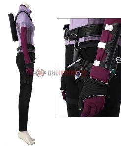 OneHeroSuits Costumes 2021 New Hawkeye Kate Bishop Purple Cosplay Costume Halloween Dress Up Suit