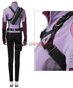 OneHeroSuits Costumes 2021 New Hawkeye Kate Bishop Purple Cosplay Costume Halloween Dress Up Suit
