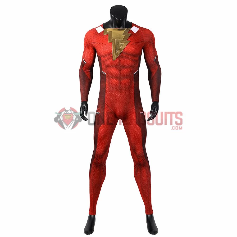 OneHeroSuits Shazam 2 Cospaly Costume Shazam 2 Billy Batson Cosplay Suit Costumes 10 OneHeroSuits Shazam 2 Cospaly Costume Shazam 2 Billy Batson Cosplay Suit Costumes
