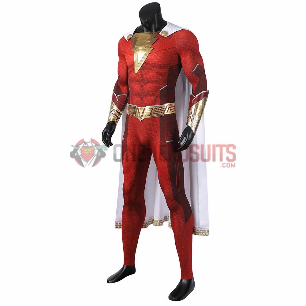 OneHeroSuits Shazam 2 Cospaly Costume Shazam 2 Billy Batson Cosplay Suit Costumes 7 OneHeroSuits Shazam 2 Cospaly Costume Shazam 2 Billy Batson Cosplay Suit Costumes