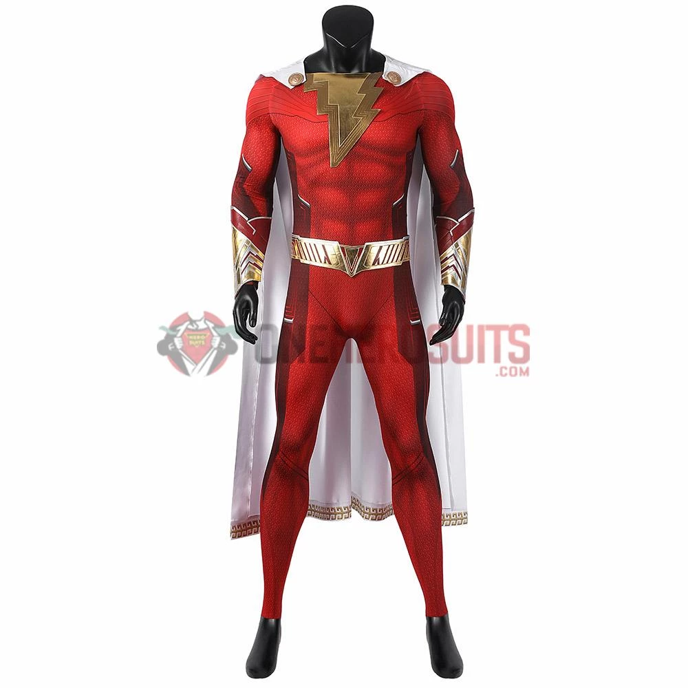OneHeroSuits Shazam 2 Cospaly Costume Shazam 2 Billy Batson Cosplay Suit Costumes 6 OneHeroSuits Shazam 2 Cospaly Costume Shazam 2 Billy Batson Cosplay Suit Costumes