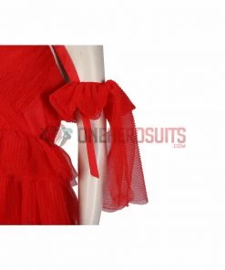 OneHeroSuits The Suicide Squad 2 Harley Quinn Red Dress Cosplay Costume