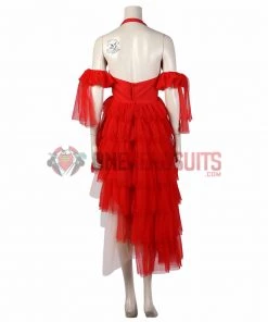 OneHeroSuits The Suicide Squad 2 Harley Quinn Red Dress Cosplay Costume