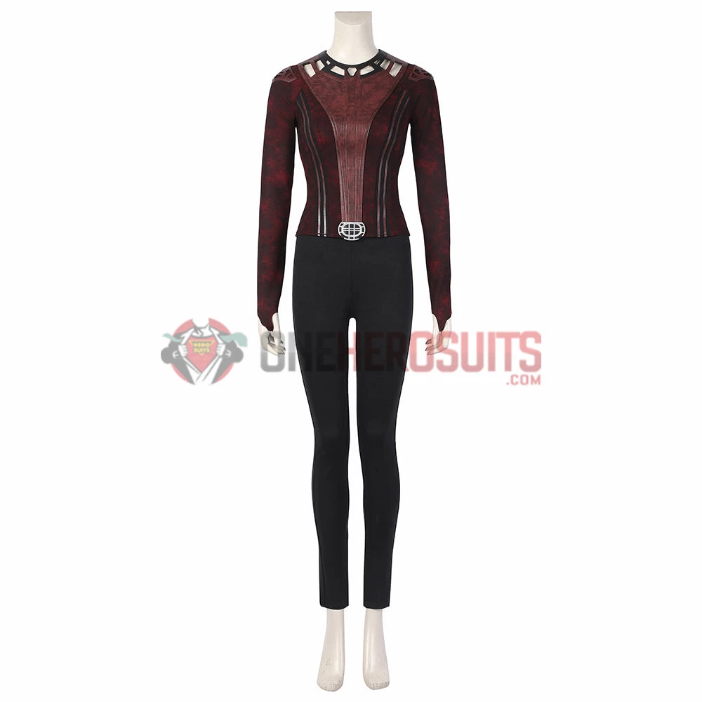 OneHeroSuits Wanda Scarlet Witch Cosplay Costumes In The Multiverse Of Madness Halloween Suits 17 OneHeroSuits Wanda Scarlet Witch Cosplay Costumes In The Multiverse Of Madness Halloween Suits