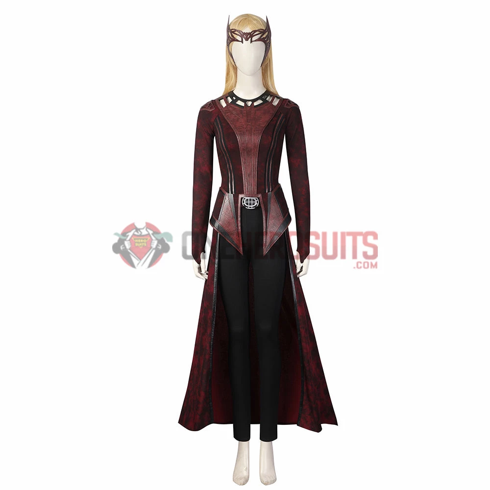 OneHeroSuits Wanda Scarlet Witch Cosplay Costumes In The Multiverse Of Madness Halloween Suits 13 OneHeroSuits Wanda Scarlet Witch Cosplay Costumes In The Multiverse Of Madness Halloween Suits