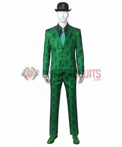 OneHeroSuits Costumes Edward Nygma Cospaly Boots 1960s Batman Riddler Shoes