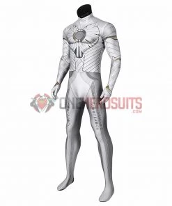 OneHeroSuits Moon Knight Cosplay Costumes White Spandex Bodysuit With Cloak 38 OneHeroSuits Moon Knight Cosplay Costumes White Spandex Bodysuit With Cloak