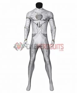 OneHeroSuits Moon Knight Cosplay Costumes White Spandex Bodysuit With Cloak 36 OneHeroSuits Moon Knight Cosplay Costumes White Spandex Bodysuit With Cloak