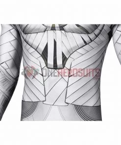 OneHeroSuits Moon Knight Cosplay Costumes White Spandex Bodysuit With Cloak 51 OneHeroSuits Moon Knight Cosplay Costumes White Spandex Bodysuit With Cloak