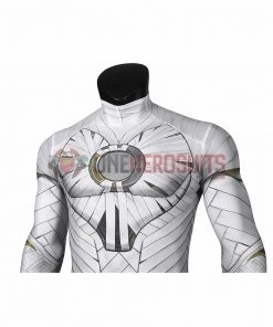 OneHeroSuits Moon Knight Cosplay Costumes White Spandex Bodysuit With Cloak 41 OneHeroSuits Moon Knight Cosplay Costumes White Spandex Bodysuit With Cloak