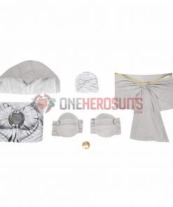 OneHeroSuits Moon Knight Cosplay Costumes White Spandex Bodysuit With Cloak 30 OneHeroSuits Moon Knight Cosplay Costumes White Spandex Bodysuit With Cloak