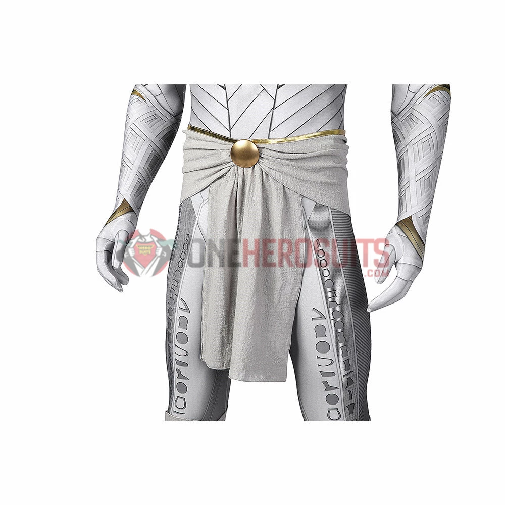 OneHeroSuits Moon Knight Cosplay Costumes White Spandex Bodysuit With Cloak 21 OneHeroSuits Moon Knight Cosplay Costumes White Spandex Bodysuit With Cloak