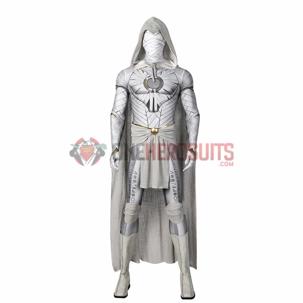 OneHeroSuits Moon Knight Cosplay Boots White Leather Shoes Costumes 2 OneHeroSuits Moon Knight Cosplay Boots White Leather Shoes Costumes