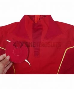 OneHeroSuits The Flash Season 8 Cosplay Costumes With Gold Boots