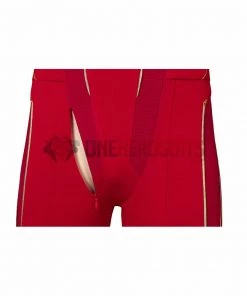 OneHeroSuits The Flash Season 8 Cosplay Costumes With Gold Boots