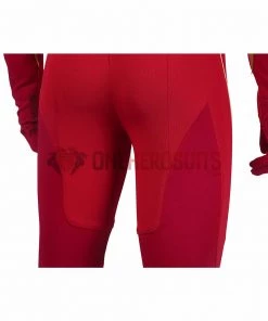 OneHeroSuits The Flash Season 8 Cosplay Costumes With Gold Boots