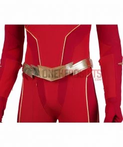 OneHeroSuits The Flash Season 8 Cosplay Costumes With Gold Boots