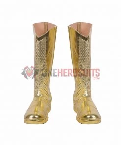 OneHeroSuits The Flash Season 8 Cosplay Costumes With Gold Boots