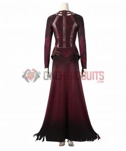 OneHeroSuits Scarlet Witch Wanda Cosplay Costumes Battle Damaged Edition Halloween Suits