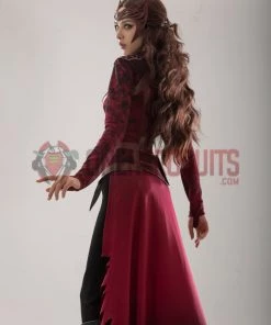 OneHeroSuits Scarlet Witch Wanda Cosplay Costumes Battle Damaged Edition Halloween Suits