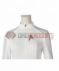 OneHeroSuits Star Trek Cosplay Costume Strange New Worlds Nurse Chapel White Jumpsuit 22 OneHeroSuits Star Trek Cosplay Costume Strange New Worlds Nurse Chapel White Jumpsuit
