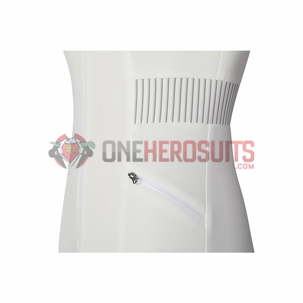 OneHeroSuits Star Trek Cosplay Costume Strange New Worlds Nurse Chapel White Jumpsuit 11 OneHeroSuits Star Trek Cosplay Costume Strange New Worlds Nurse Chapel White Jumpsuit