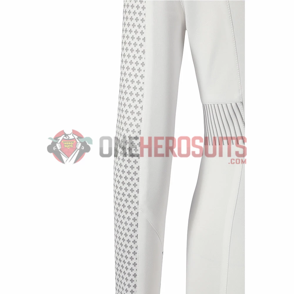OneHeroSuits Star Trek Cosplay Costume Strange New Worlds Nurse Chapel White Jumpsuit 13 OneHeroSuits Star Trek Cosplay Costume Strange New Worlds Nurse Chapel White Jumpsuit