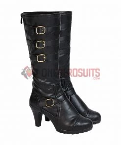 OneHeroSuits Costumes Black Canary Cosplay Boots Top Level Leather Shoes