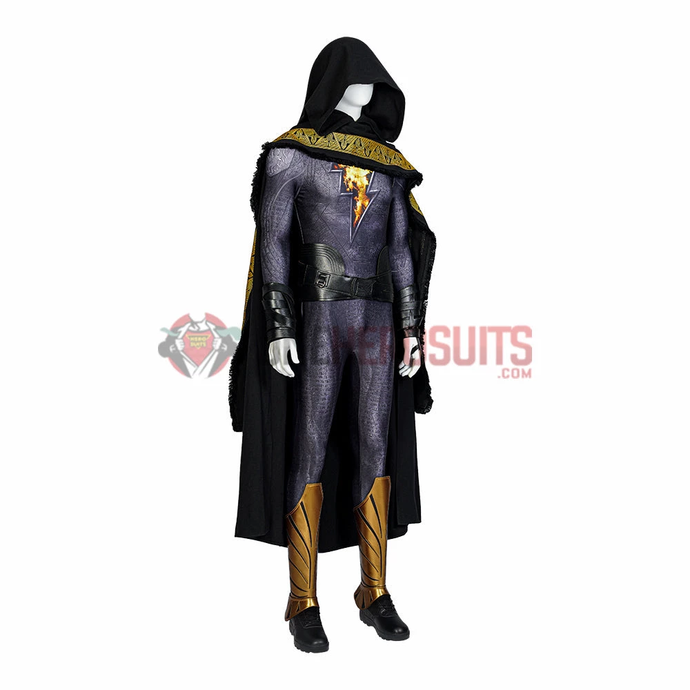 OneHeroSuits Black Adam Cosplay Costumes Cotton Jumpsuit With Cloak 6 OneHeroSuits Black Adam Cosplay Costumes Cotton Jumpsuit With Cloak