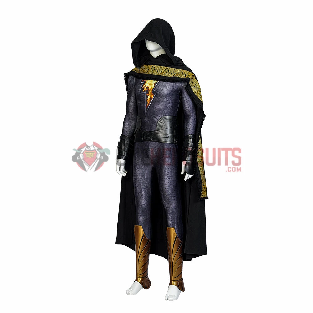 OneHeroSuits Black Adam Cosplay Costumes Cotton Jumpsuit With Cloak 7 OneHeroSuits Black Adam Cosplay Costumes Cotton Jumpsuit With Cloak
