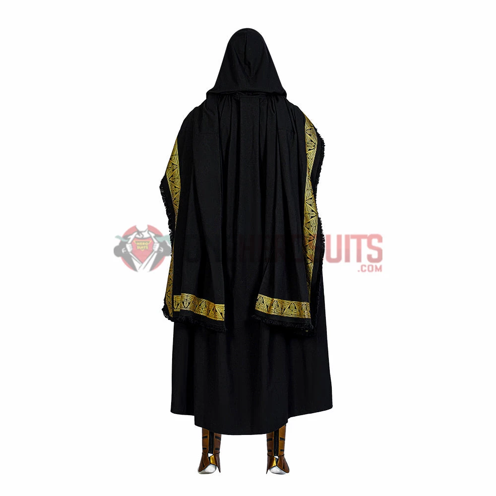 OneHeroSuits Black Adam Cosplay Costumes Cotton Jumpsuit With Cloak 9 OneHeroSuits Black Adam Cosplay Costumes Cotton Jumpsuit With Cloak