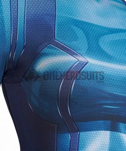 OneHeroSuits Costumes Metroid Cosplay Costume Samus Aran Blue Jumpsuits