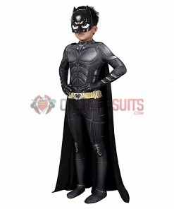 OneHeroSuits Entry-level Cosplay Bodysuit & Zentai Kids Batman Bruce Wayne Cosplay Suit The Dark Knight Rises Spandex BodySuit