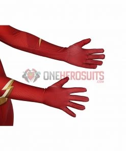 OneHeroSuits Kids Flash Season 5 Cosplay Suit Barry Allen Spandex BodySuit
