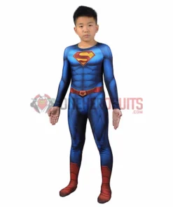 OneHeroSuits Kids Cosplay Kids Superman And Lois Cosplay Suit Superman Spandex BodySuit