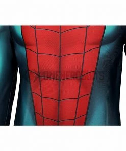 OneHeroSuits Kids Spider-man Cosplay Suit Miles Morales PS5 Great Responsibility Spandex BodySuit