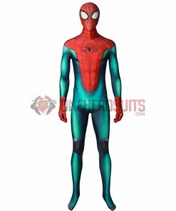 Miles Morales PS5 Spiderman Bodysuit Spiderman Great Responsibility OneHeroSuits Zentai/Jumpsuit