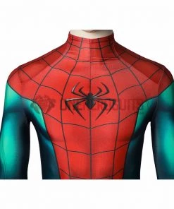 Miles Morales PS5 Spiderman Bodysuit Spiderman Great Responsibility OneHeroSuits Zentai/Jumpsuit