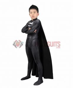 OneHeroSuits Kids Superman Kal-El Clark Kent Cosplay Suit Crisis On Infinite Earths Spandex BodySuit